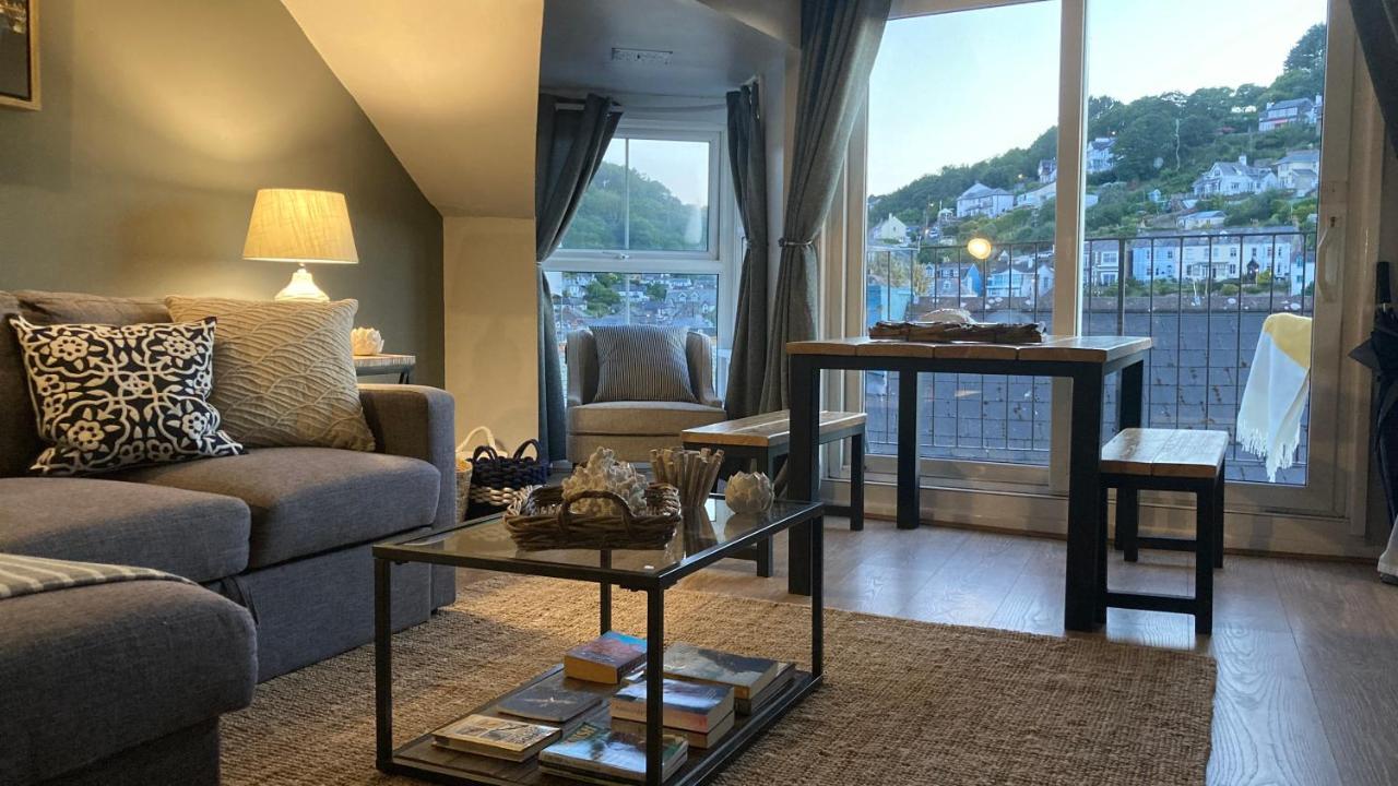 Looe With A View - Entire Apartment With Free Allocated Parking Kültér fotó